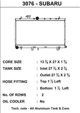 Radiateur CSF 02-07 Subaru Impreza