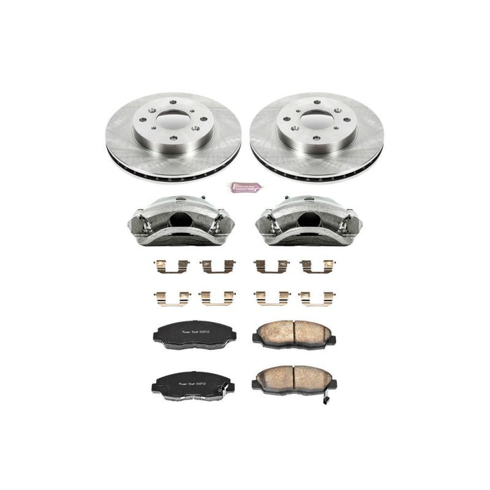 Kit de freins avant Power Stop Autospecialty avec étriers pour Honda Accord 98-02