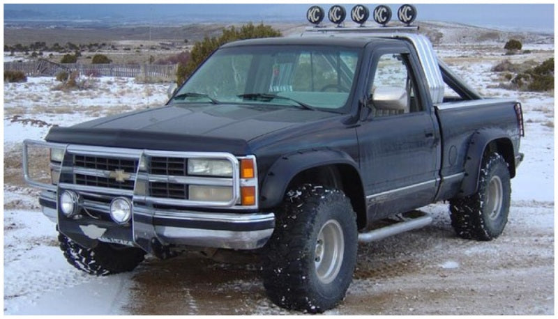 Élargisseurs de style découpé Bushwacker 88-99 Chevy C1500 2 pièces - Noir