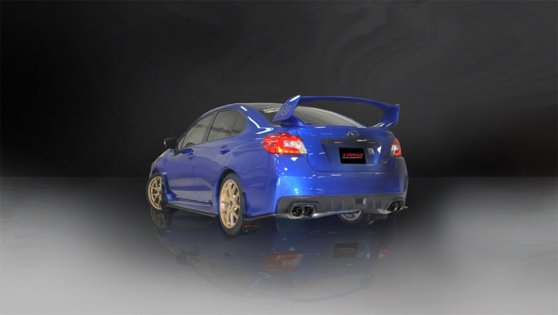 Corsa 2015-2021 Subaru WRX Cat Back Exhaust Black Quad 3.5in Tips *Sport*