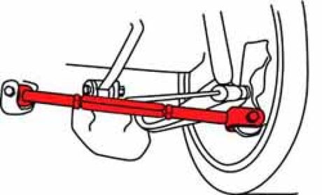 Bras de suspension arrière réglable EZ Arm XR de la série Saturn L 00-05 de SPC Performance