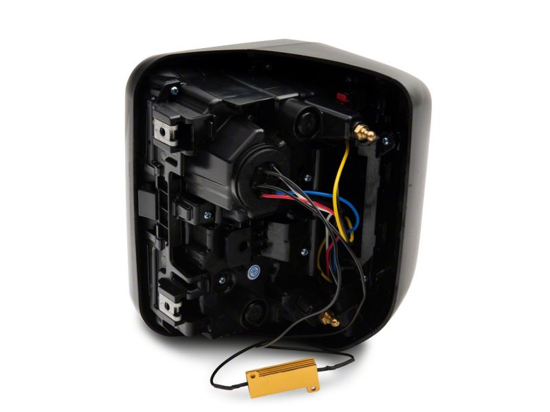 Feux arrière à LED Raxiom 20-23 Jeep Gladiator JT Axial Series - Boîtier noir (lentille fumée)