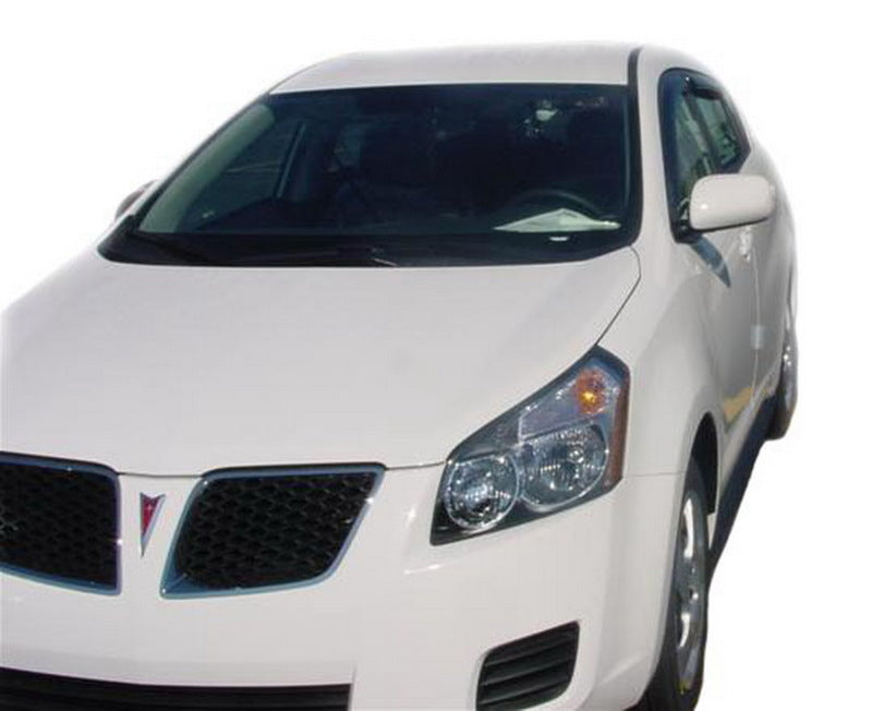 Déflecteurs de fenêtre à montage extérieur AVS 09-10 Pontiac Vibe Ventvisor 4 pièces - Fumé