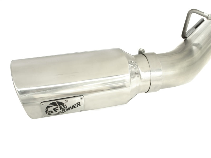 Échappement aFe MACHForce XP DPF double division aluminisé arrière 11-15 GM Diesel Truck V8-6.6L (td) (embout polaire)