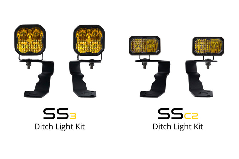 Kit de feux de fossé à DEL Diode Dynamics 15-21 Subaru WRX/STi Pro Stage Series 2 pouces - Combo jaune