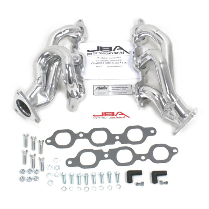 JBA 14-20 GM Truck 4.3L V6 1-5/8in primaire argent Ctd Cat4Ward Header