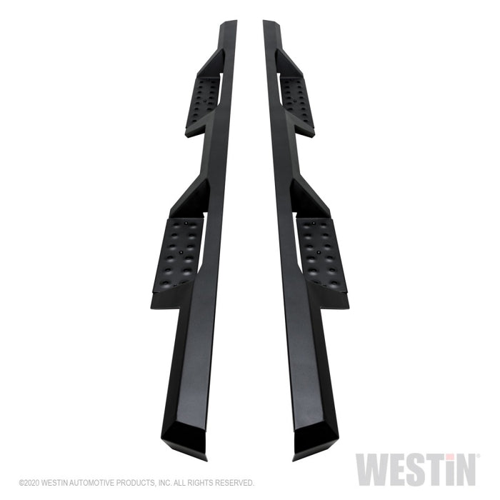 Marchepieds Westin 99-13 Chevy/GMC Silverado/Sierra 1500 Ext Cab HDX Drop Nerf - Noir texturé