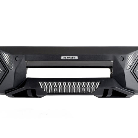 Pare-chocs avant Go Rhino 19-24 Ram 1500 (sauf Rebel/Warlock/TRX) Element avec barre d'alimentation - Tex. Blk