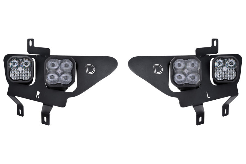 Diode Dynamics 21-22 Ford F-150 SS3 LED Fog Pocket Kit - White Pro