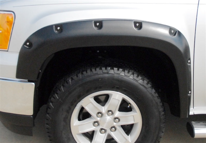 Élargisseurs d'aile texturés de style rivet Lund 07-13 GMC Sierra 1500 RX-Series Elite - Noir (2 pièces)