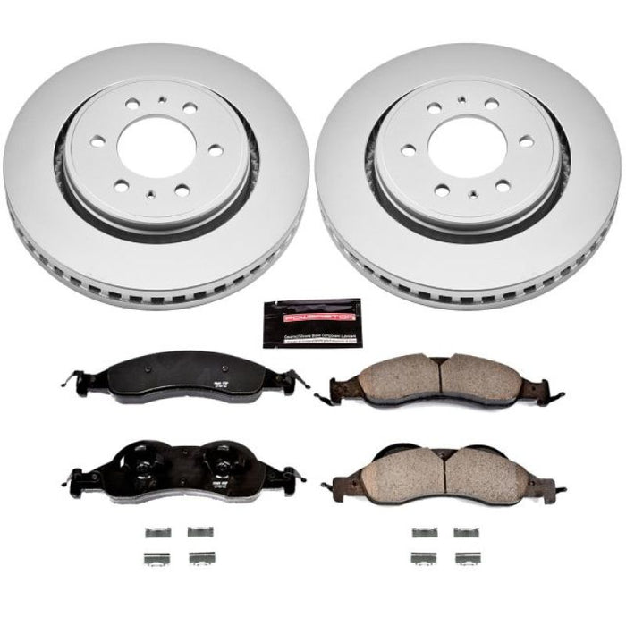 Kit de freins avant Power Stop 07-09 Ford Expedition Z17 Evolution Geomet avec revêtement