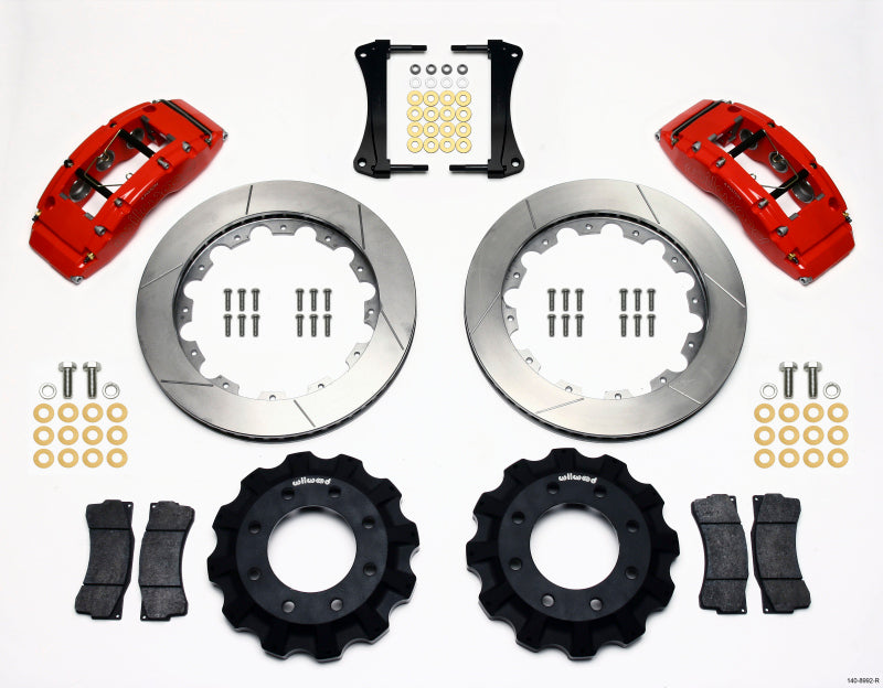 Kit avant Wilwood TC6R 16,00 pouces rouge 1999-2014 GM Truck/SUV 1500