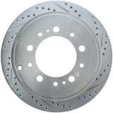 Disque de frein arrière côté conducteur percé/fendu StopTech Select Sport 13-17 Toyota Land Cruiser Sport