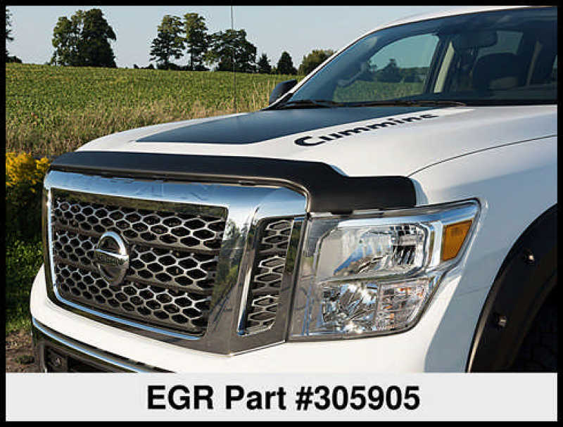 Protection de capot EGR 16+ Nissan Titan XD Superguard - Mat