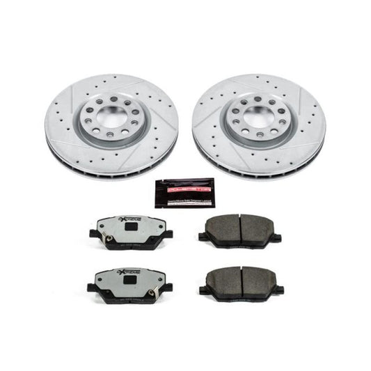 Power Stop 16-18 Fiat 500X Front Z36 Truck & Tow Brake Kit