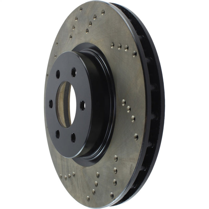 StopTech 92-02 Dodge Viper Drilled Front Right Cryo Rotor