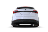 Garde-boue Rally Armor 2022 Tesla Model X/X Plaid Black UR - Logo noir métallisé