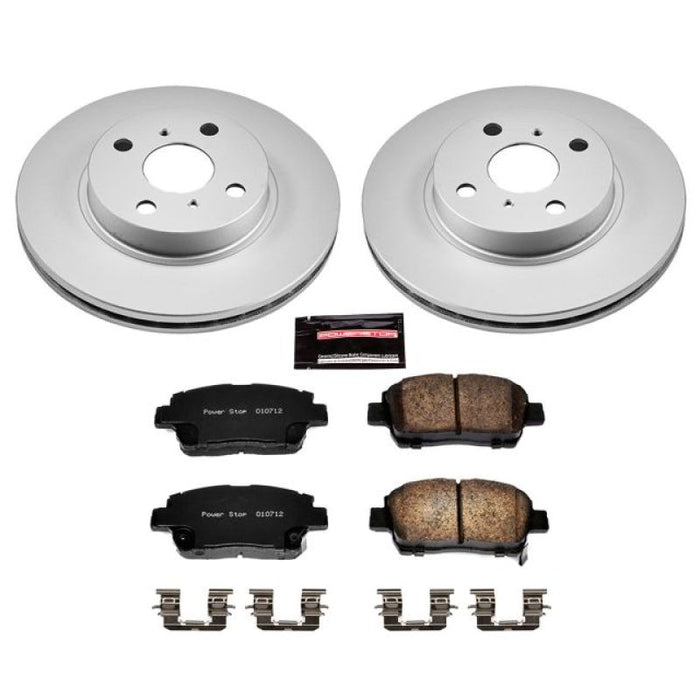 Kit de freins à revêtement Geomet Power Stop 01-03 pour Toyota Prius avant Z17 Evolution