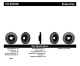Rotors avant droit rainurés et percés StopTech 07-09 Mazda 3