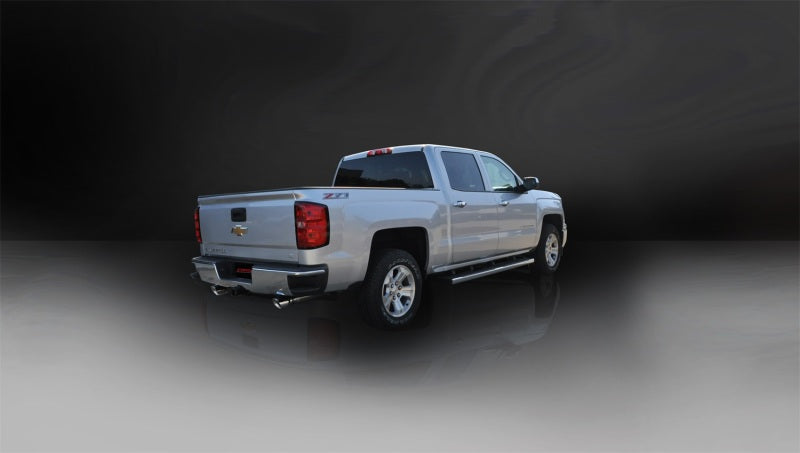 Corsa 14 GMC Sierra/Chevy Silv 1500 Crew Cab/Short Bed 5.3L V8 Polished Sport Dual Rear CB Exhaust