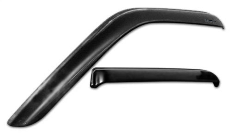 Déflecteur de vent latéral Tape-Onz pour camionnette à cabine multiplace Chevy Silverado 1500 2014-2018 Stampede 4 pièces - Fumé