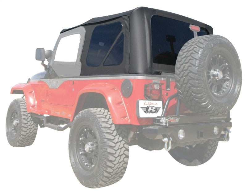 Capot de rechange d'origine pour Jeep Wrangler (TJ) Rampage 1997-2006 - Black Diamond