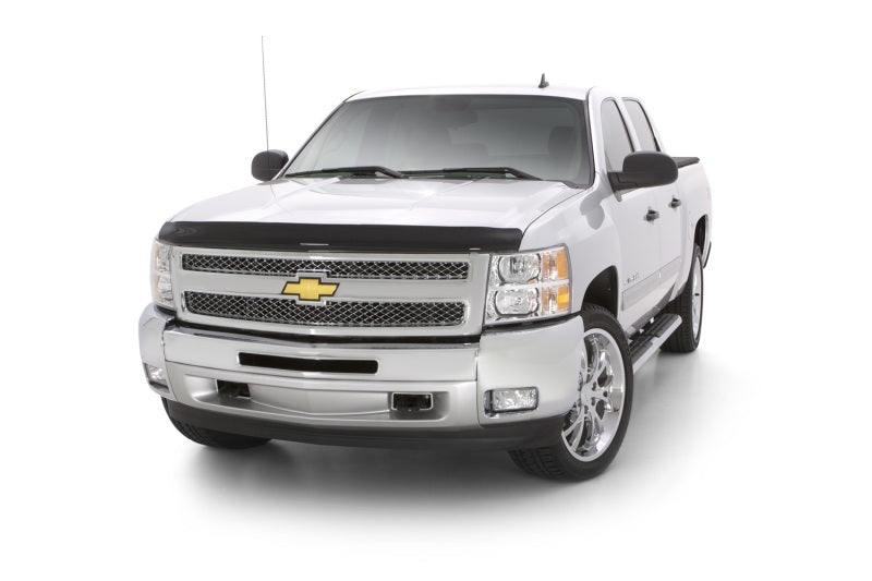 Protection de capot à profil moyen AVS 07-13 pour Chevy Silverado 1500 Bugflector - Fumée