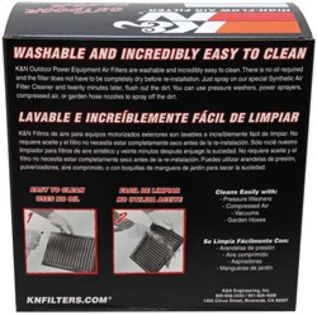 Filtre à air industriel de rechange K&amp;N 1,875 po ID x 3,5 po OD x 7,125 po H Kubota/John Deere/Bobcat
