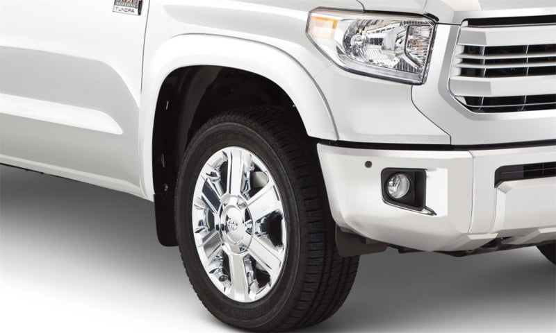 Élargisseurs de toit style OE pour Toyota Tundra Fleetside Bushwacker 19-21 - 4 pièces pour caisse de 66,7/78,7/97,6 po - Super blanc