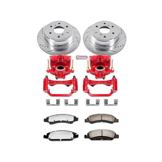 Power Stop 15-19 Cadillac Escalade Rear Z36 Truck & Tow Brake Kit w/Calipers