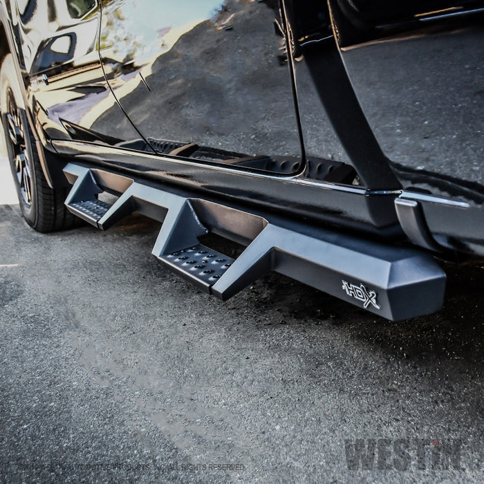 Marchepieds Westin 19-20 Chevrolet Silverado / GMC Sierra 1500 Double Cab HDX Drop Nerf - Noir texturé