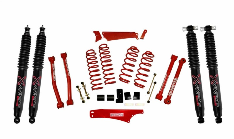 Skyjacker 4"KIT,07-09JK ROUGE AVEC BLK MAX