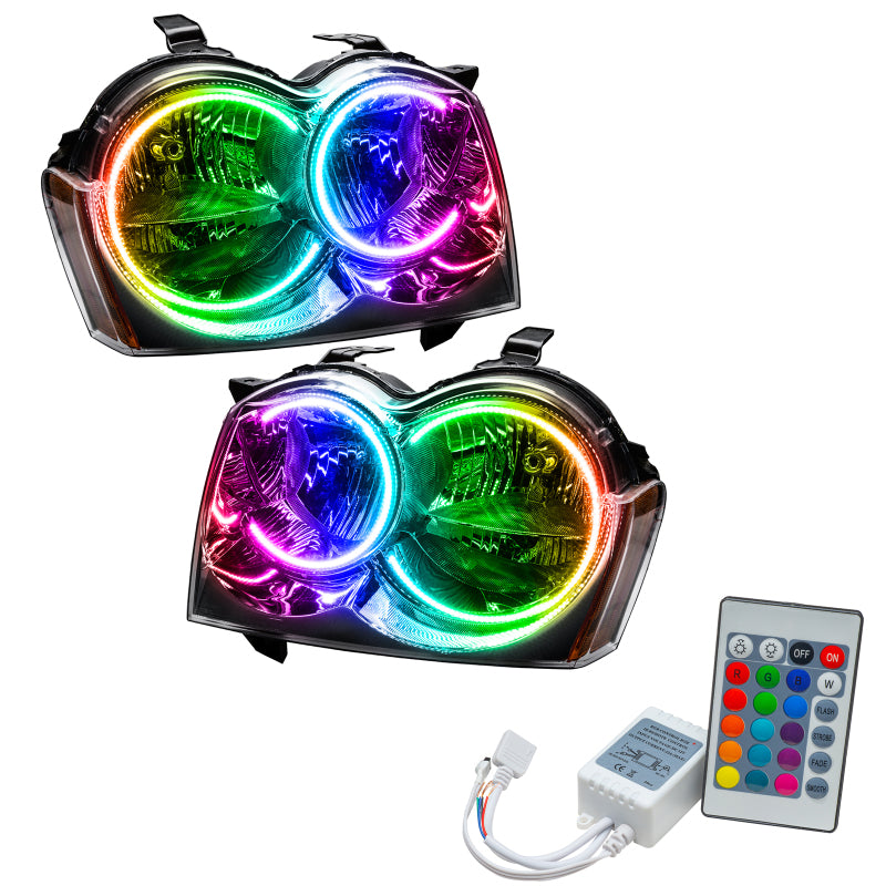 Oracle 05-07 Jeep Grand Cherokee SMD HL (non HID) - ColorSHIFT avec contrôleur simple VOIR LA GARANTIE