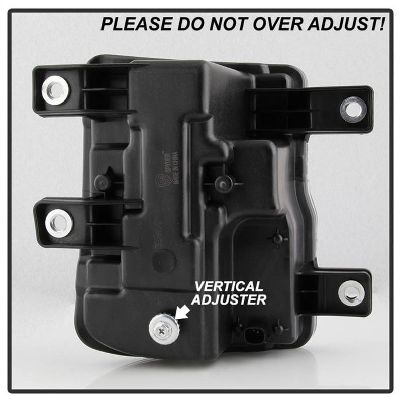 Feu antibrouillard à DEL de style OEM Spyder 16-18 Chevy Silverado 1500 avec interrupteur - Transparent (FL-CSIL16-LED-C)