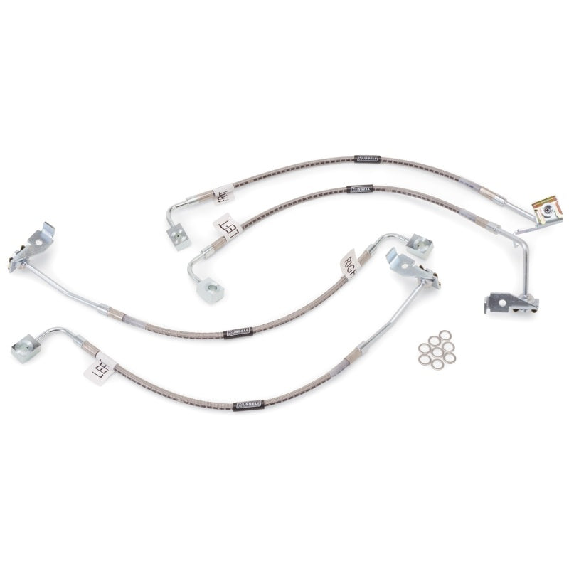 Russell Performance 07-08 Jeep Wrangler JK Stock Height to 1in Lift Brake Line Kit