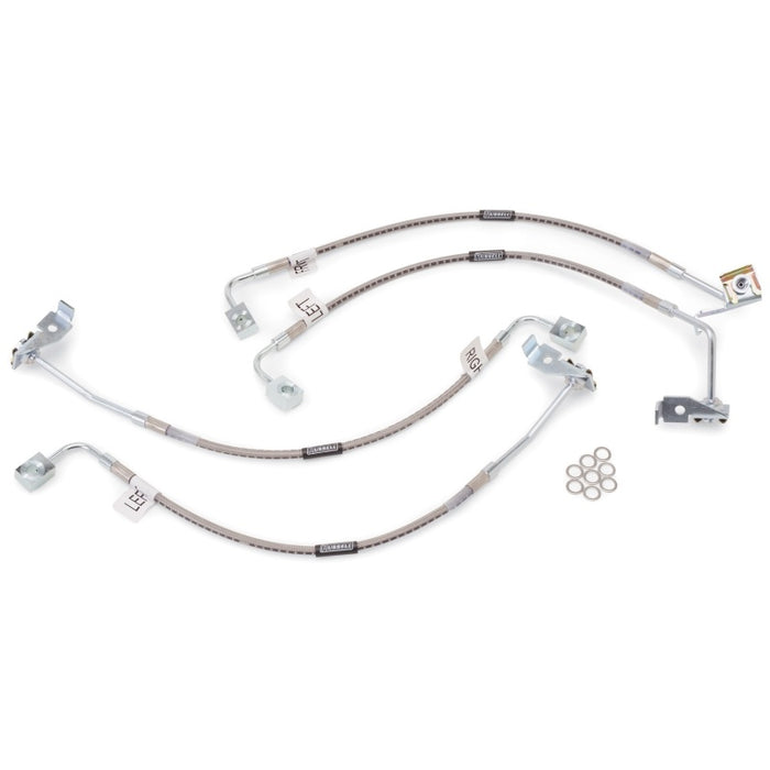 Kit de conduite de frein de levage de hauteur d'origine à 1 po pour Jeep Wrangler JK 07-08 de Russell Performance