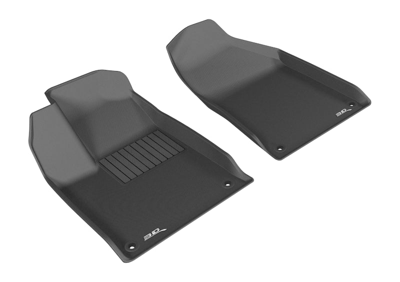 Tapis de sol 3D MAXpider 2015-2017 Chrysler 200 Kagu 1ère rangée - Noir