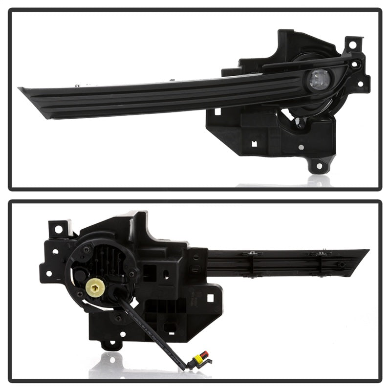 Feu antibrouillard à LED de style OEM Spyder 17-18 avec interrupteur pour Mazda CX-5 - Transparent (FL-MCX52017-LED-C)