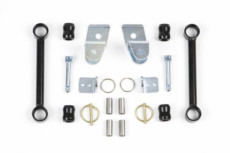 Kit de liaison et de déconnexion d'extrémité de barre stabilisatrice avant Fabtech 07-18 Jeep JK 4WD 3-5 pouces