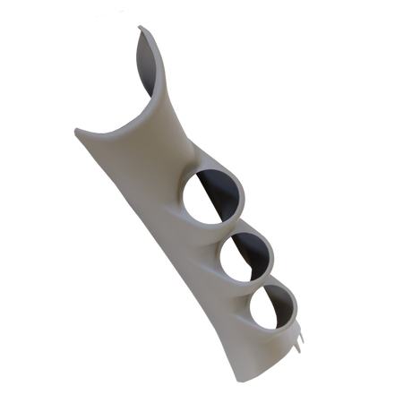 Autometer 10-12 Dodge Ram 52 mm Taupe Triple Pillar Pod