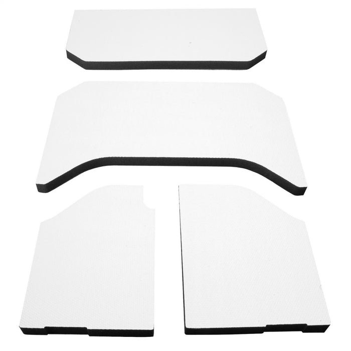 Tapis de protection pour pavillon DEI 11-18 Jeep Wrangler JK 4 portes - 4 pièces - Blanc