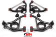 BMR 78-87 G-Body Upper And Lower A-Arm Kit - Black Hammertone BMR Suspension