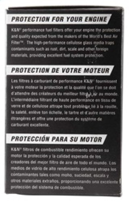 Filtre à carburant K&amp;N 84-89 Nissan 300ZX, 00-04 Nissan Xterra. 95-97 Nissan 200SX