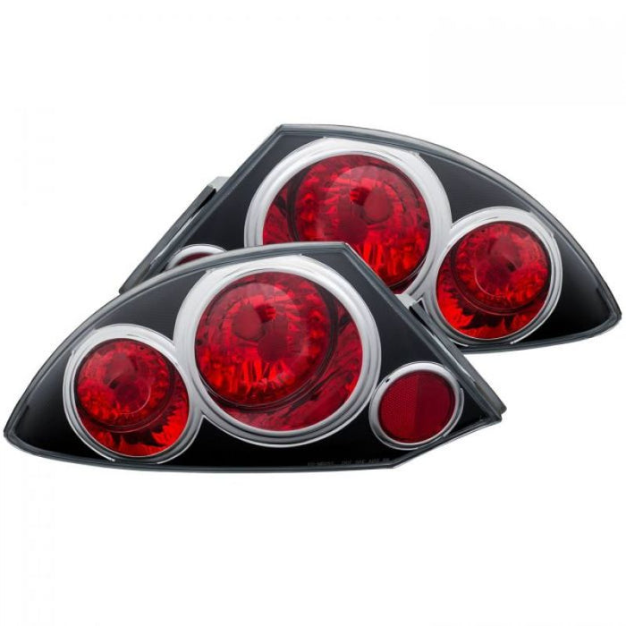 ANZO 2000-2005 Mitsubishi Eclipse Taillights Black