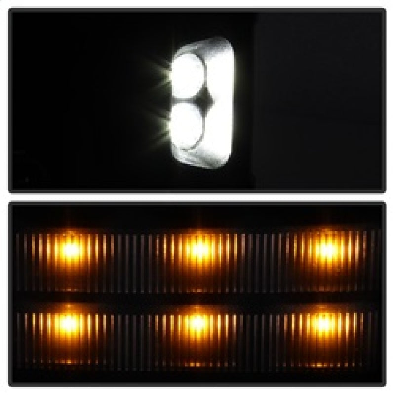 Rétroviseurs télescopiques chauffants à LED fumés xTune Chevy Silverado 03-06 G2 MIR-CS03S-G2-PWH-SM-SET