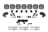 Pare-brise Diode Dynamics Bronco SS5 Pro CrossLink - Kit de barre lumineuse combo blanche