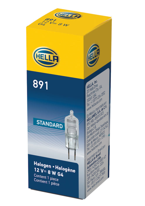 Ampoule Hella 891 12V 8W G4 T325