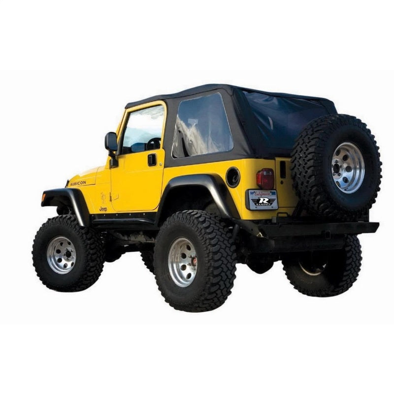 Jeep Wrangler (TJ) Rampage 1997-2006, kit de toit souple sans cadre LJ Unlimited - Black Diamond
