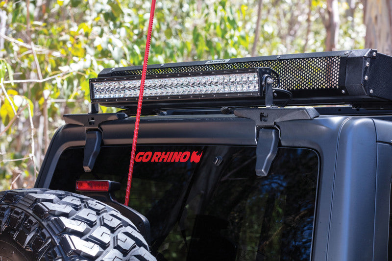 Support d'éclairage Go Rhino 18-20 Jeep Wrangler JL/JLU - jusqu'à 30 pouces LED