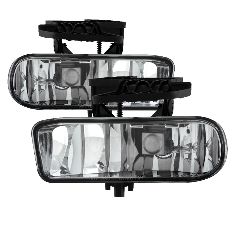 Feux antibrouillard OEM Spyder GMC Sierra 1500/2500 99-02/Sierra 1500HD/2500HD sans interrupteur Transparent FL-CL-GMCY99-C